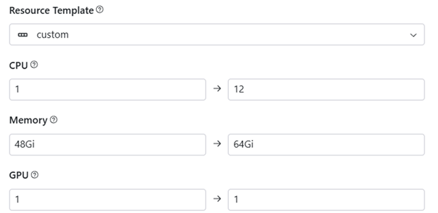 Nemotron resource configuration