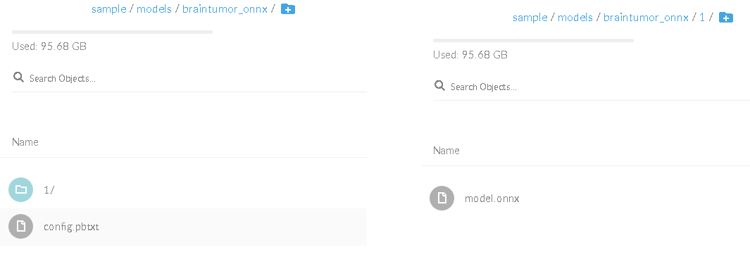 object storage for model object storage for model