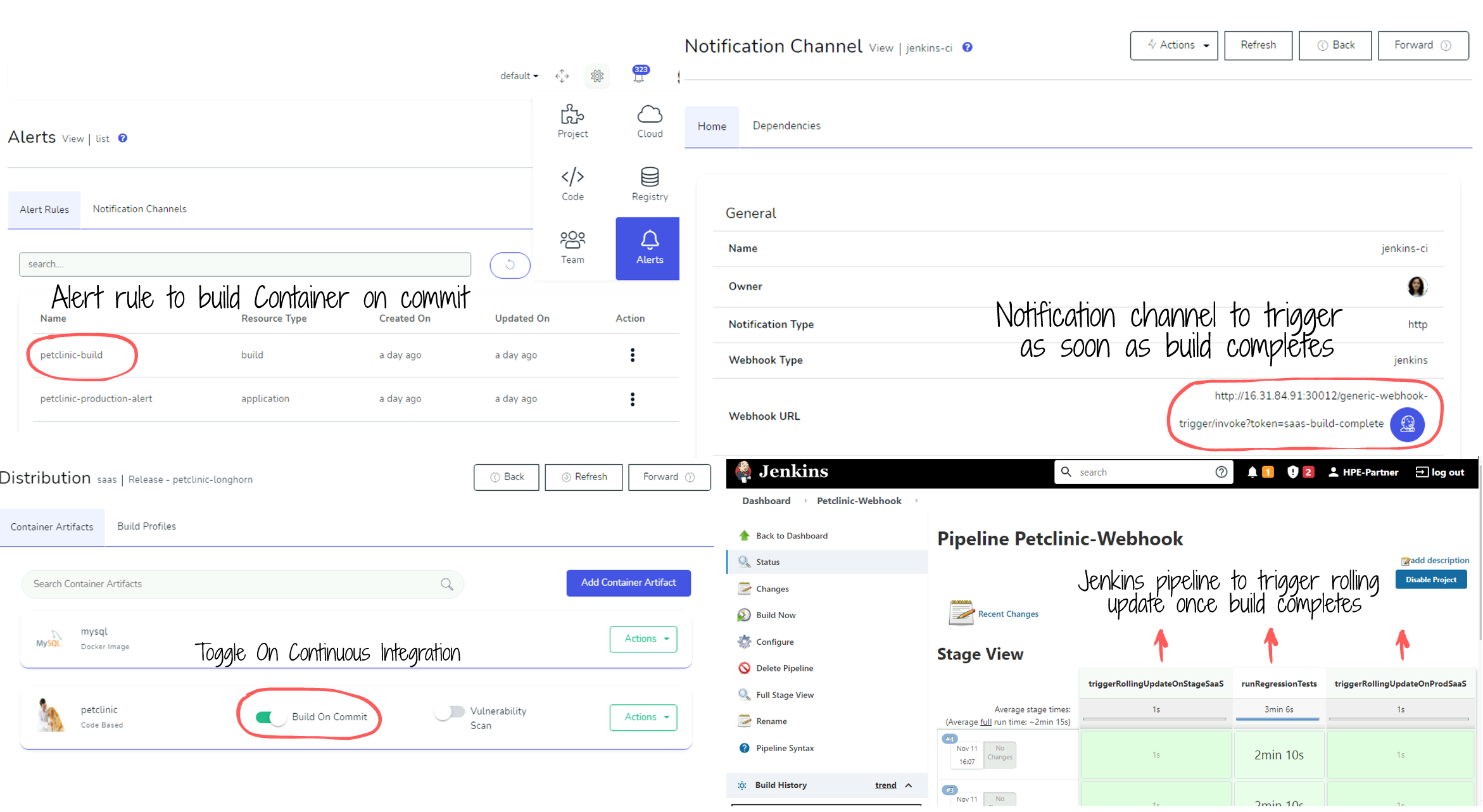 gopaddle enables Continuous Integration gopaddle enables Continuous Integration