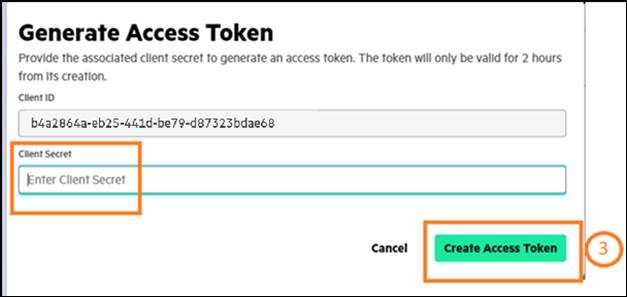Create GreenLake Access Token