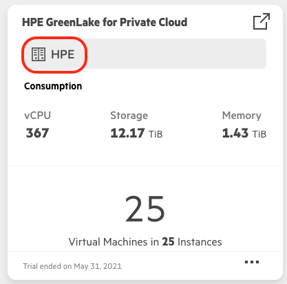 GreenLake for private cloud GreenLake for private cloud