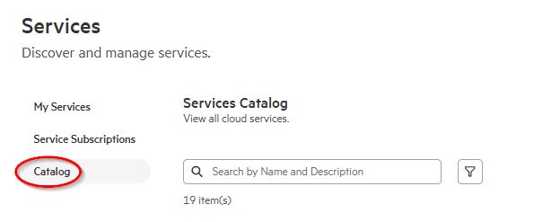 HPE GreenLake Service catalog HPE GreenLake Service catalog